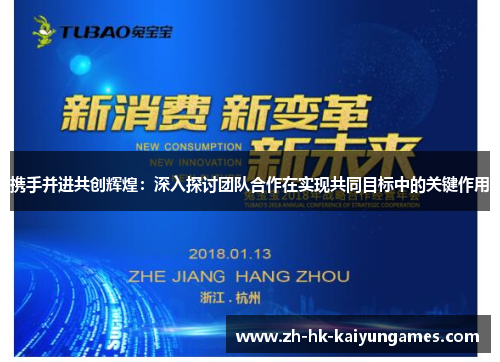 携手并进共创辉煌：深入探讨团队合作在实现共同目标中的关键作用