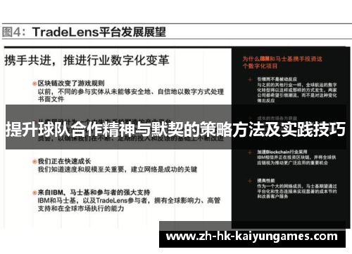 提升球队合作精神与默契的策略方法及实践技巧