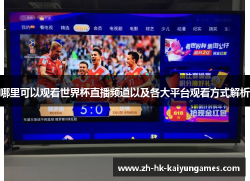 哪里可以观看世界杯直播频道以及各大平台观看方式解析